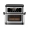 AIR FRYER  PRAF-40565 AIRFRYER XXL DUAL OR SINGLE  DIGITAL INOX/ΜΑΥΡΗ 1800W 10LT